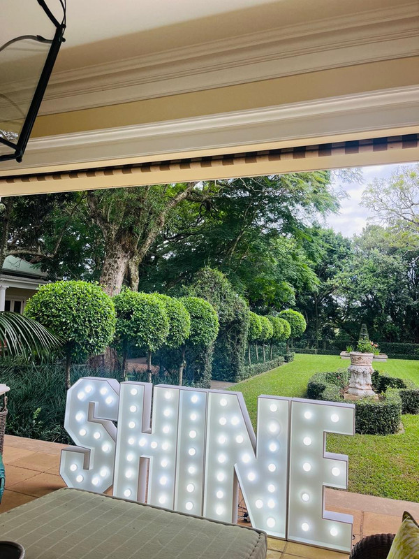 Marquee letter hire Durban