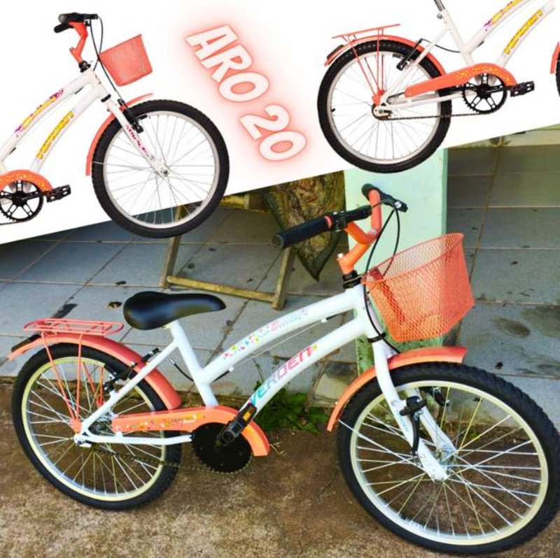 Bicicleta Juvenil Verden Breeze Aro 20 com cestinha e bagageiro