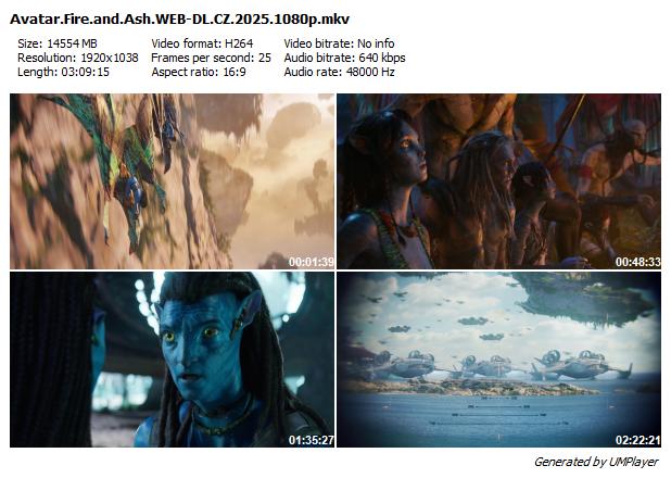 Avatar: Oheň a popel / Avatar: Fire and Ash (2025)