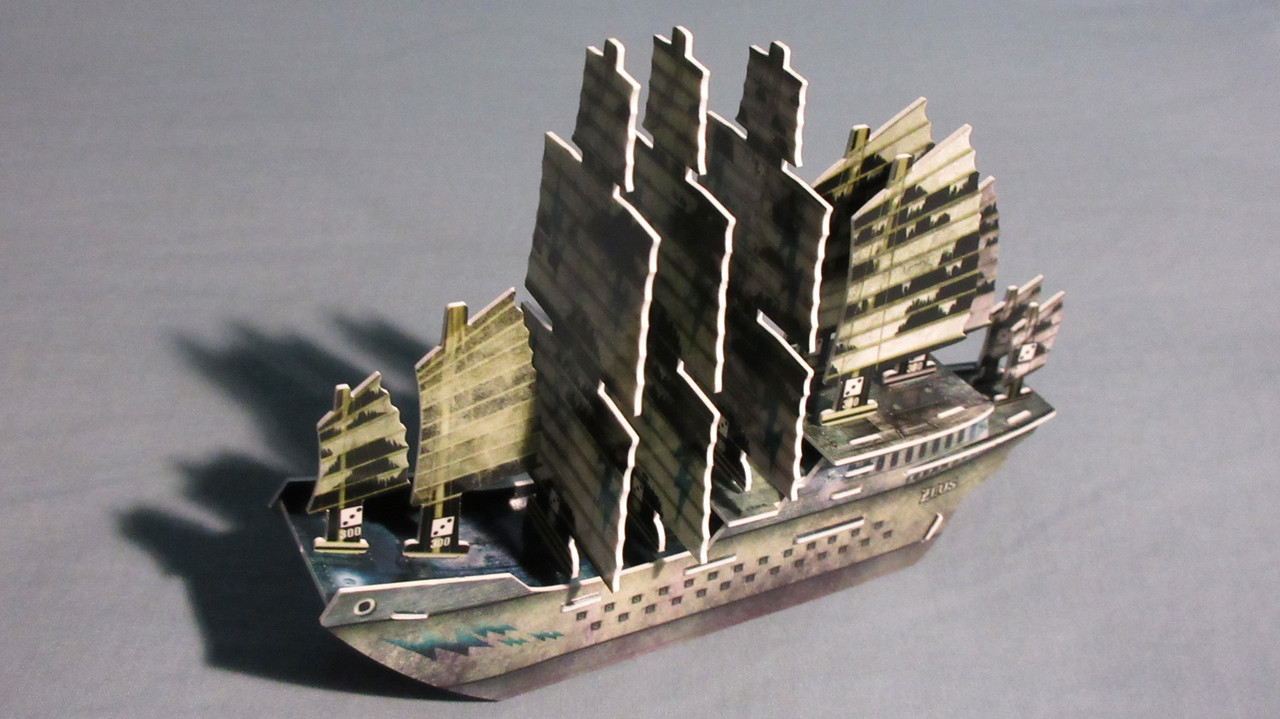 Zeus, 10 masted junk ship