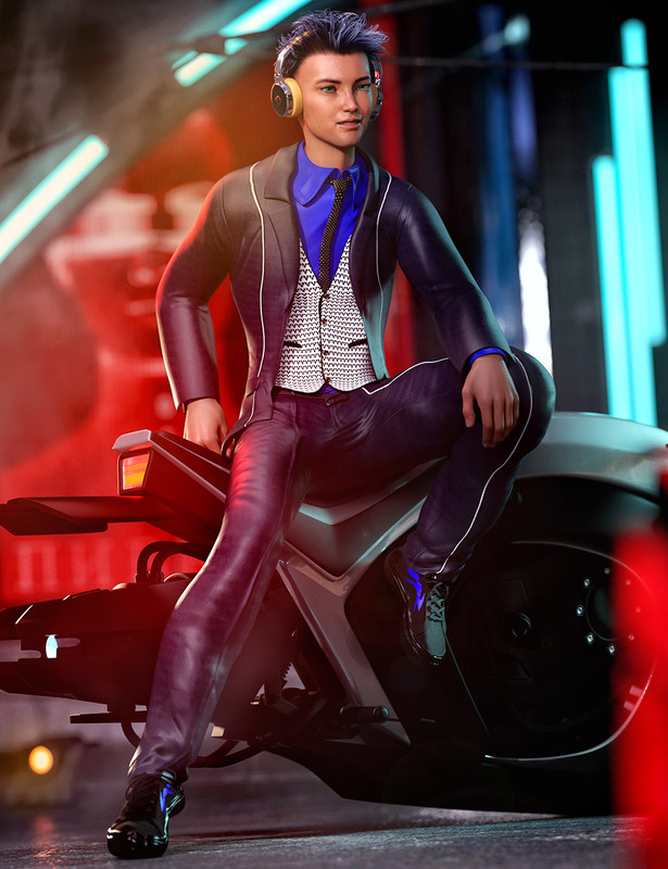 dForce Flow Outfit for Genesis 8.1 Male and Kota 8.1 dForce Flow Outfit for Genesis 8.1 Male and Kota 8.1