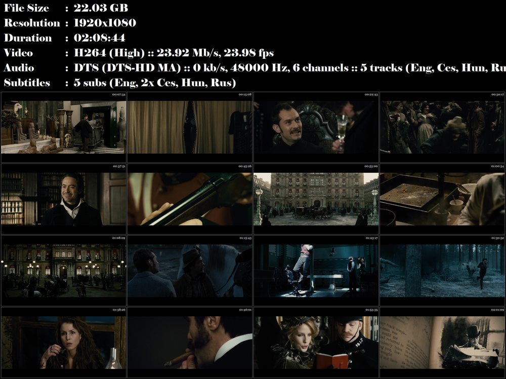 Re: Sherlock Holmes: Hra stínů / A Game of Shadows (2011)