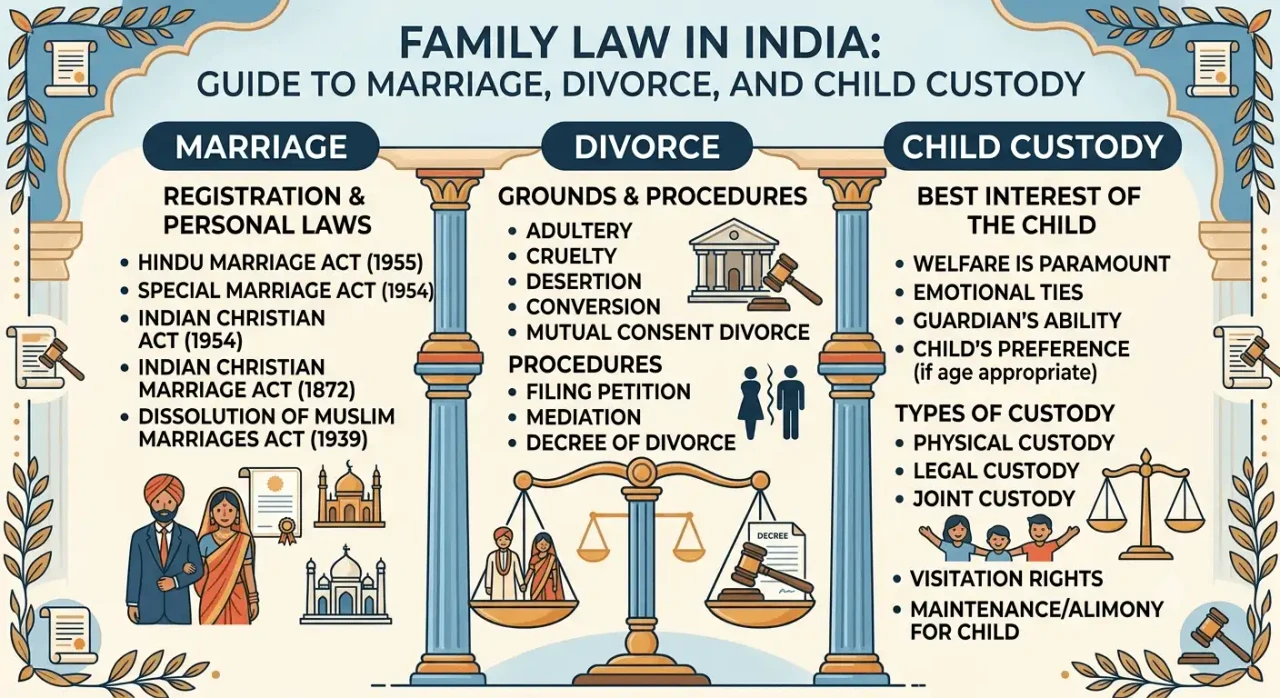 Family Law in India: Guide to Marriage, Divorce and Child Custody