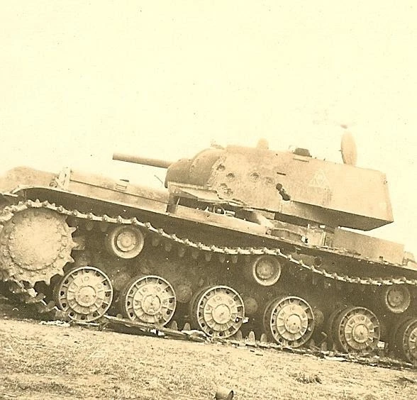 BEST KO d Russian KV 1 Panzer Tank w Numerous Cannon Fire Hits 1941