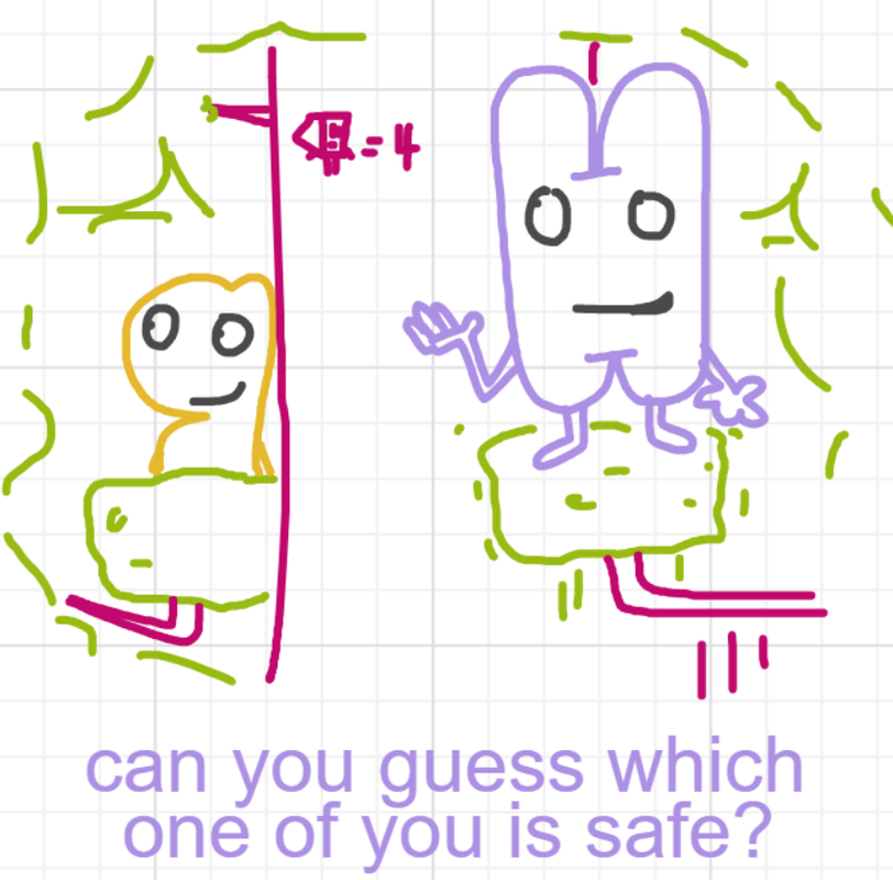 A panel from A Murder On The, episode six of the Board Boards object show by Furretwalk/WalkingFurret.