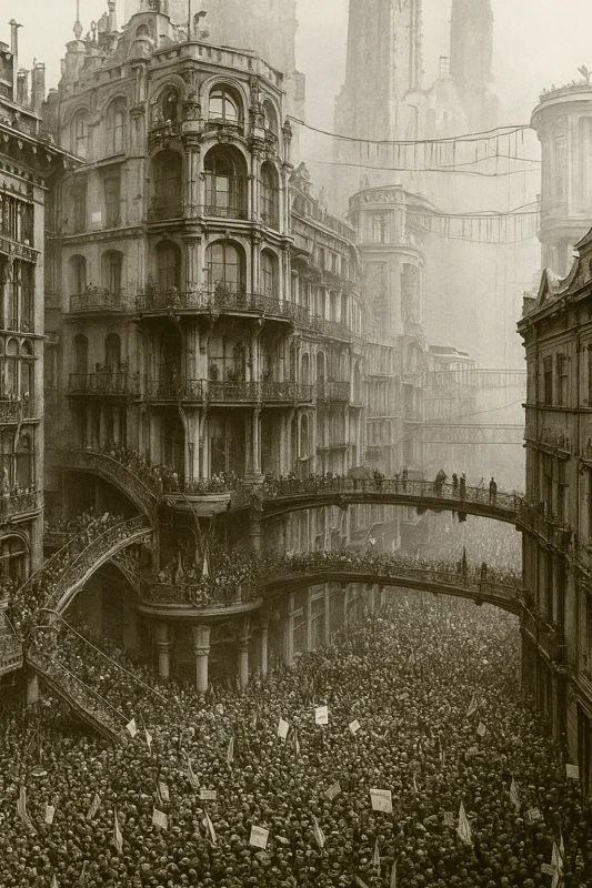 Grande manifestation contre l’armistice