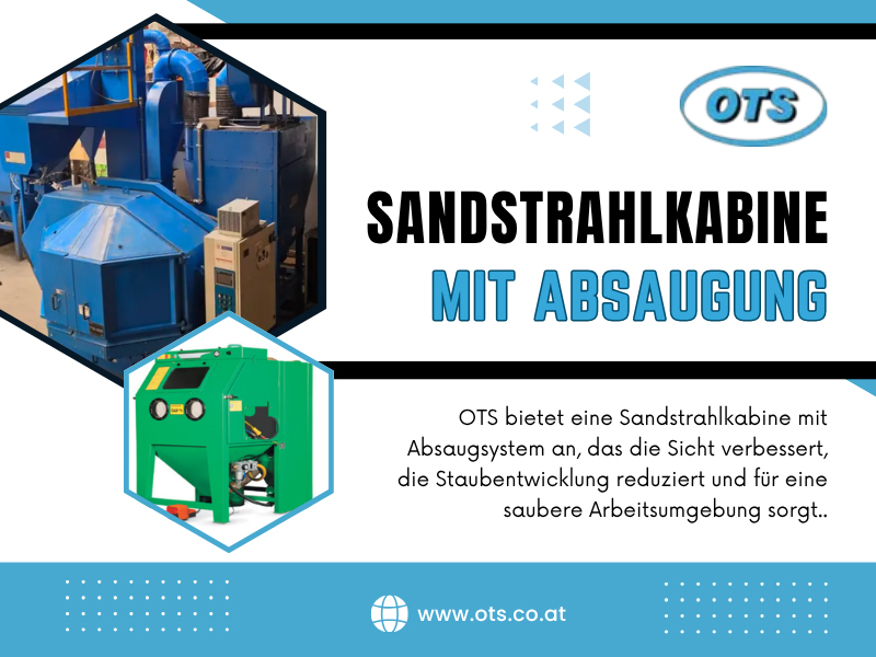 Sandstrahlkabine MIT Absaugung