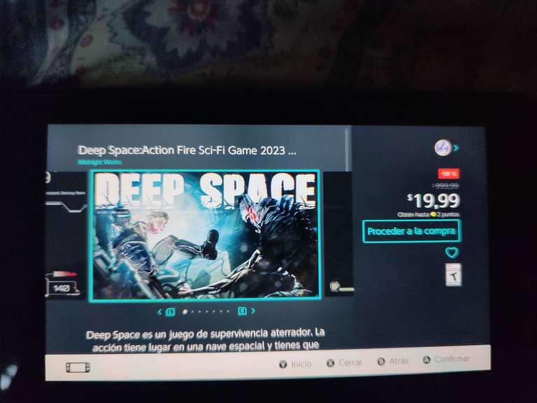 Nintendo eShop Argentina: Deep space nintendo switch 
