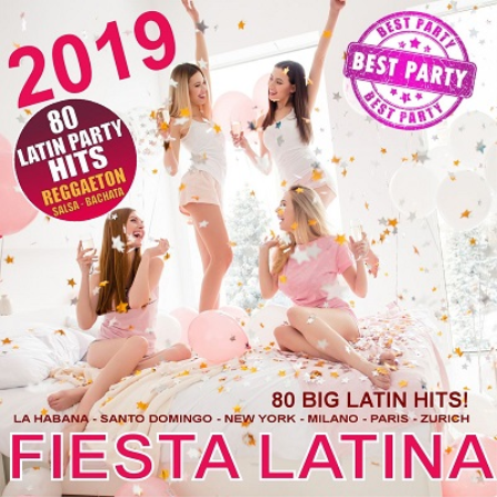 VA - Fiesta Latina 2019 (80 Big Latin Hits 2019/2020!) (2019)