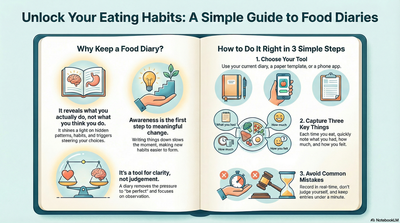 Keeping a food diary