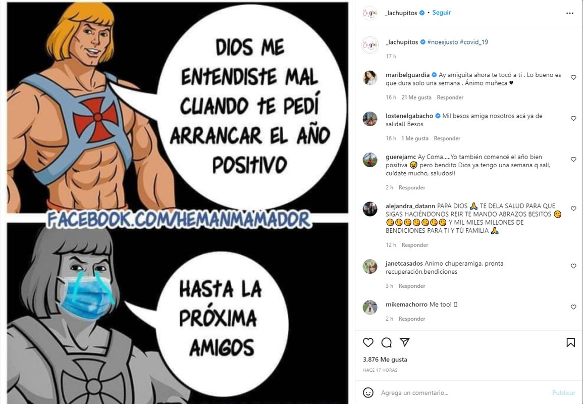 La Chupitos da positivo a COVID-19 tras participar en famosa obra de teatro