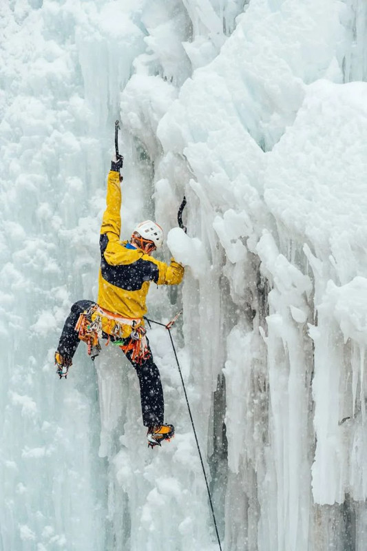Ice climbing