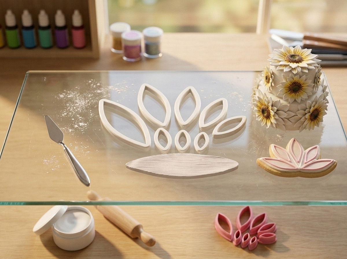cortador de girasol molde para decorar tortas pastel