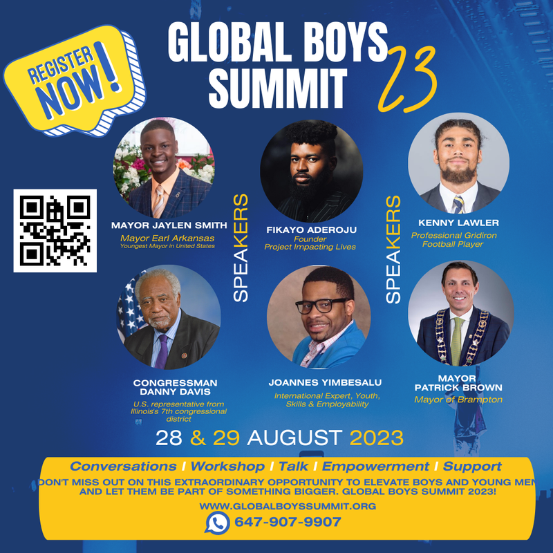 Global Boys Summit official flyer