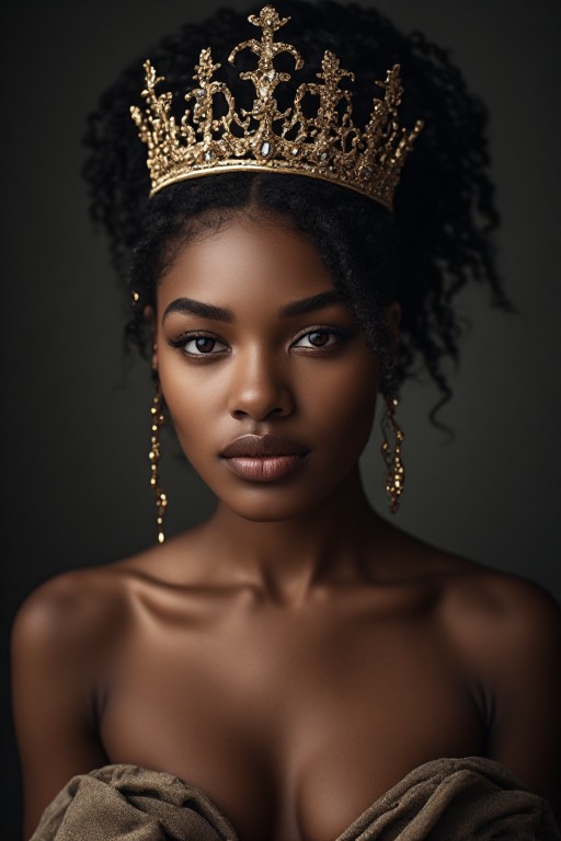 Naked-ebony-Queen-crown-sharp-(4)