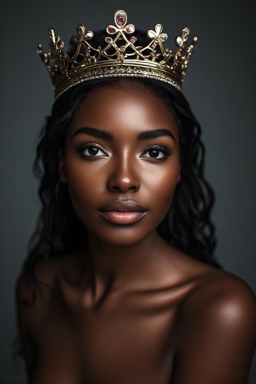 Naked-ebony-Queen-crown-soft-f-(6)