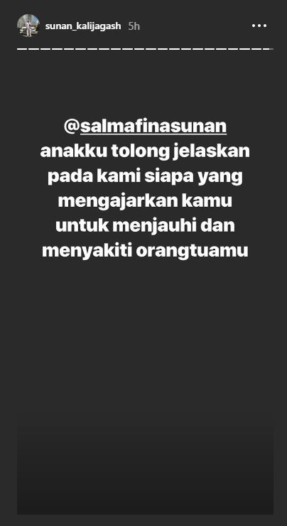 Sunan Kalijaga meminta penjelasan dari Salmafina