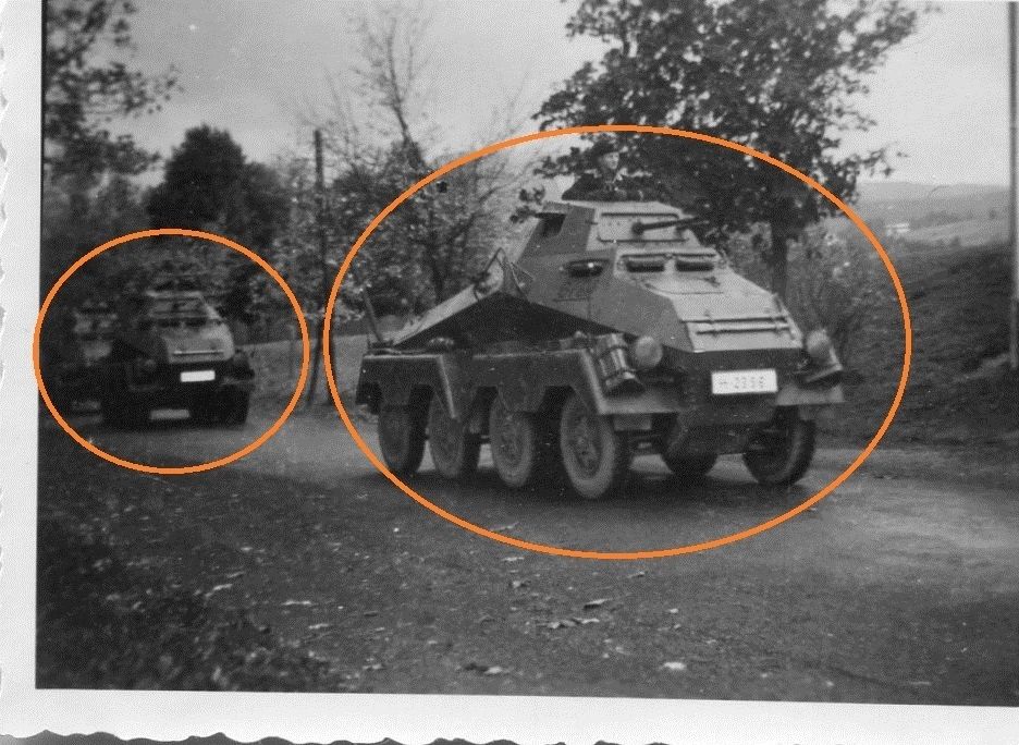 Foto 2WK 8 Rad Panzerspähwagen