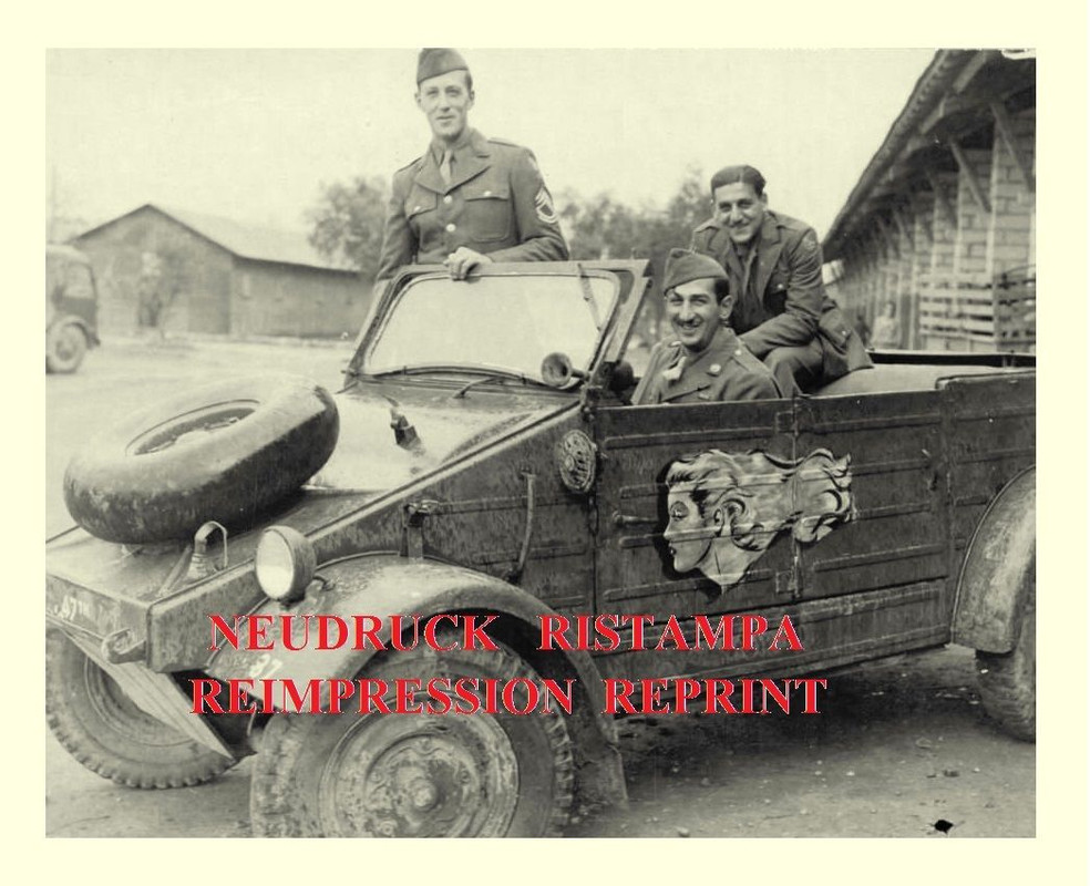 US Air Force Soldaten auf kriegsbeuten Kübelwage