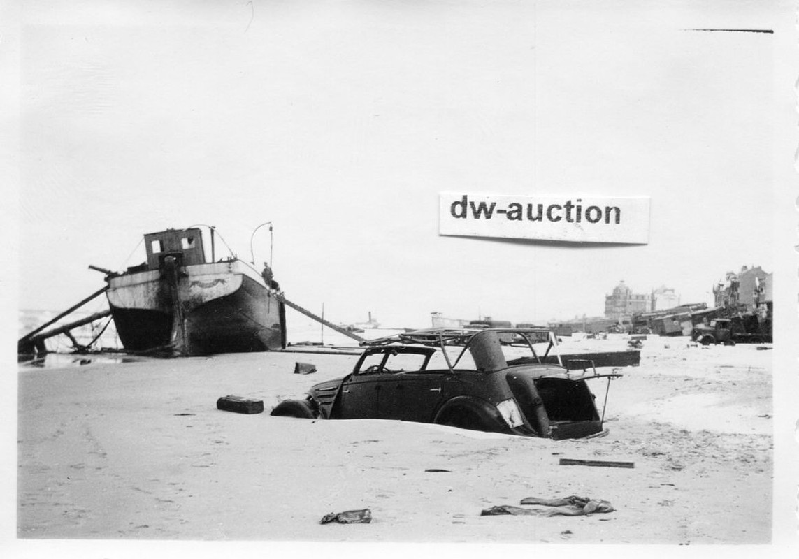 Frankreich Dünkirchen , zerstörtes holländisches