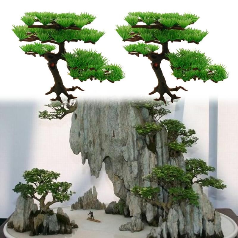 Aquarium Plant Tree Bonsai Fish Tank Plastic Artificial Landscape Decoration 6040415445632 Ebay