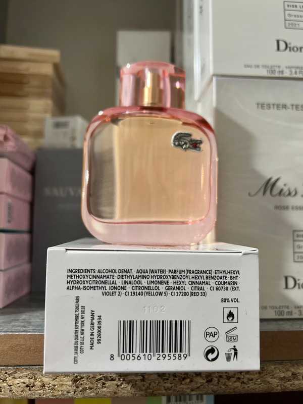 Lacoste L.12.12 Blanc Eau de Toilette - 100 ML (Original Tester) - image 2