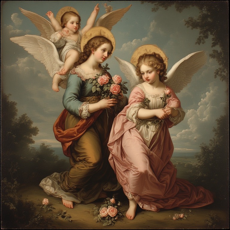 Maria-holdind-rose-and-Angel-A-(19)