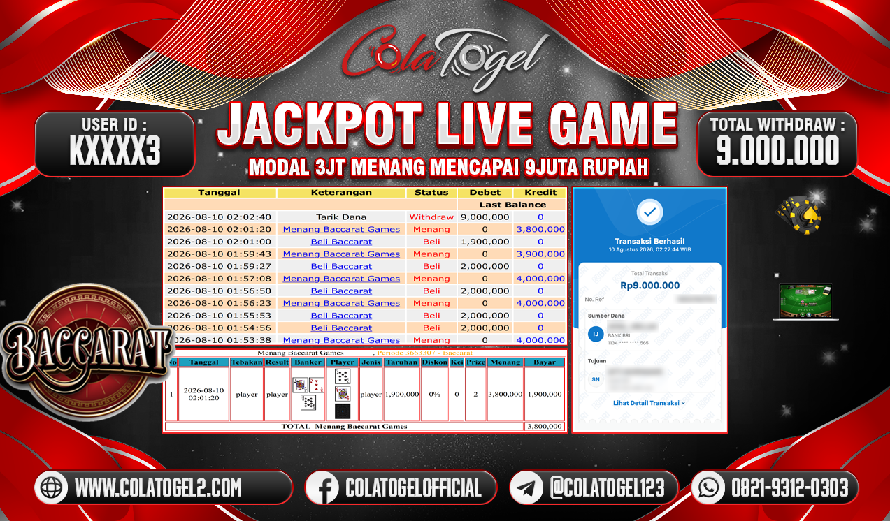 JACKPOT LIVE GAME GACORR!!