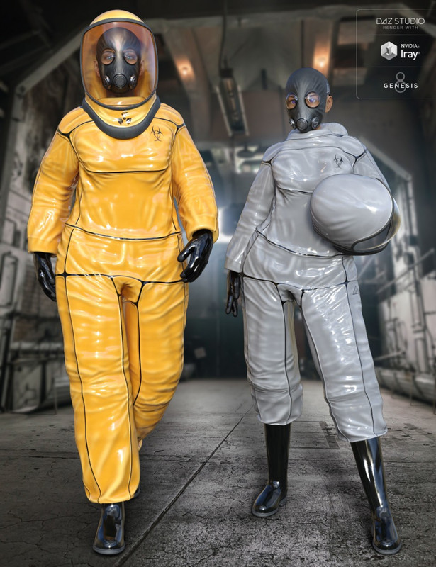 BioHazard Suit for Genesis 8 Female(s)