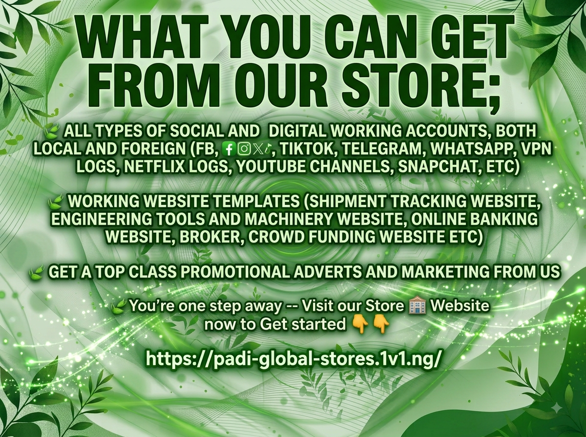 PADI !!! We don launch our Store Website Now , oya visit am fast fast make u büy anything u want wit