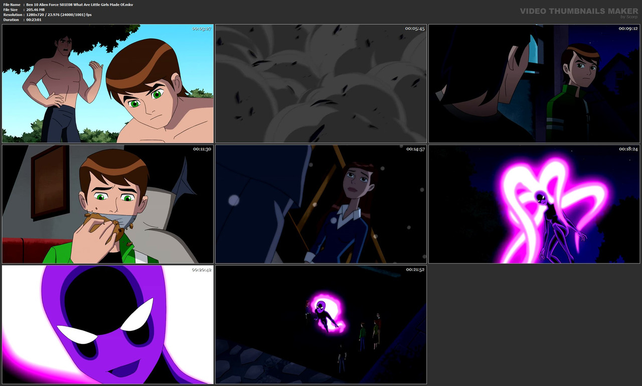 Ben 10 Alien Force S01E08 What Are Little Girls Made Of.mkv
