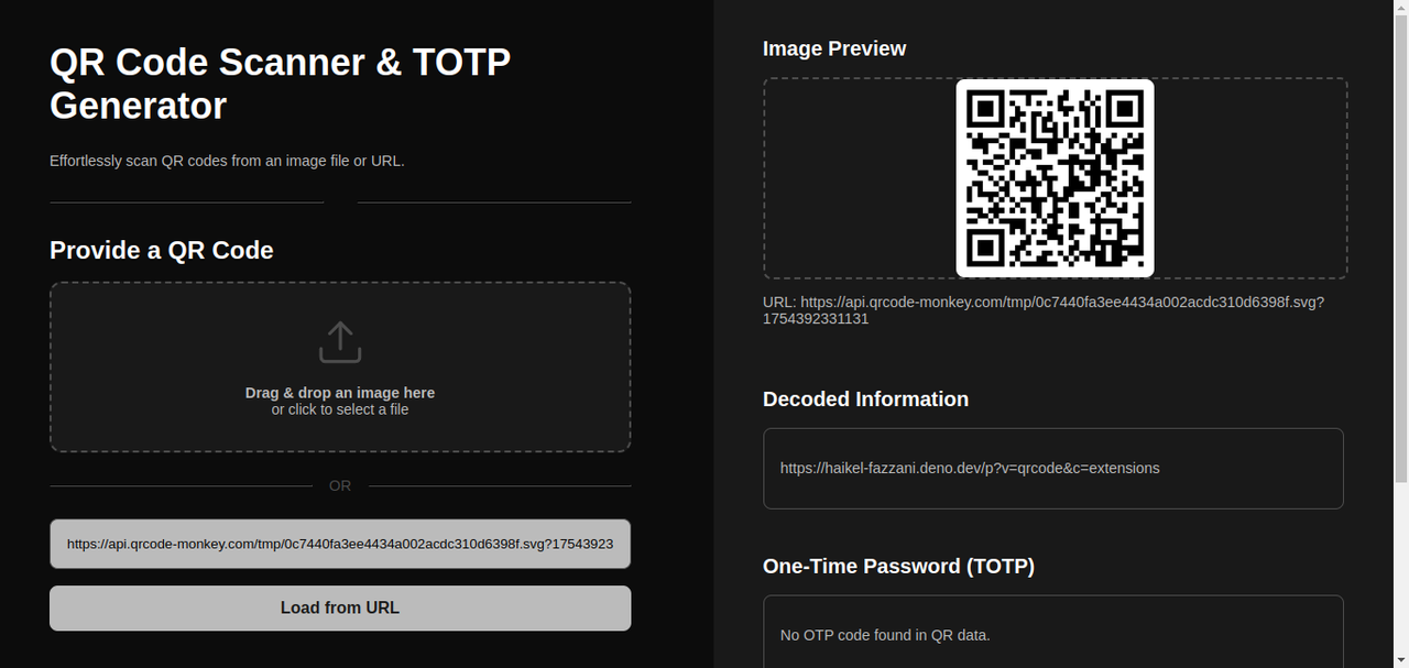 QR Code Decoder & Scanner