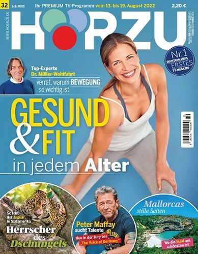 Cover: Hörzu Fernsehzeitschrift No 32 vom 05  August 2022