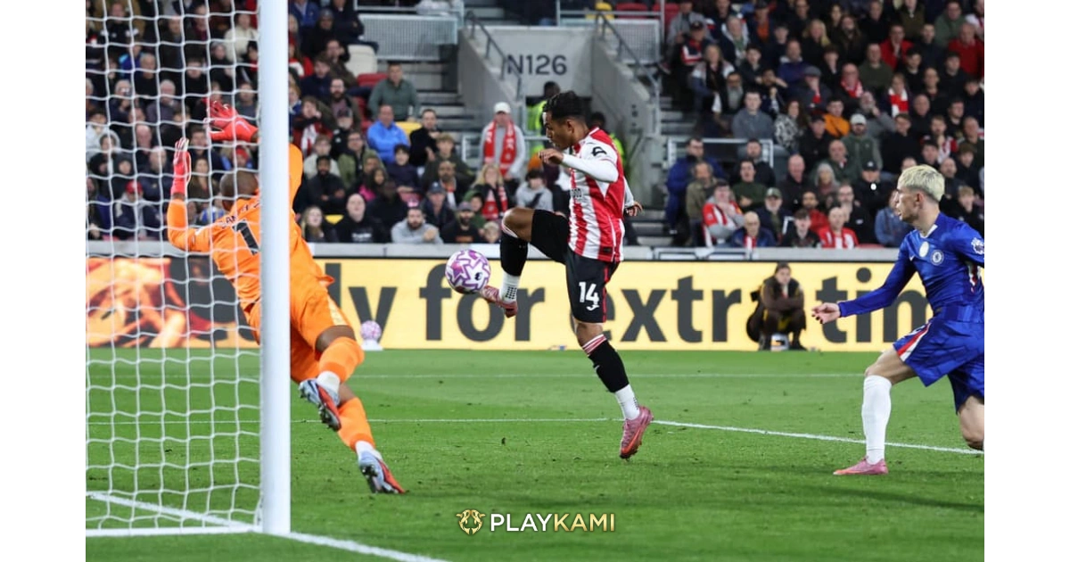 Fabio Carvalho mencetak gol penyeimbang brentford