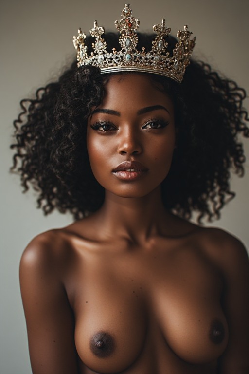 Naked-ebony-Queen-crown-soft-f-(14)