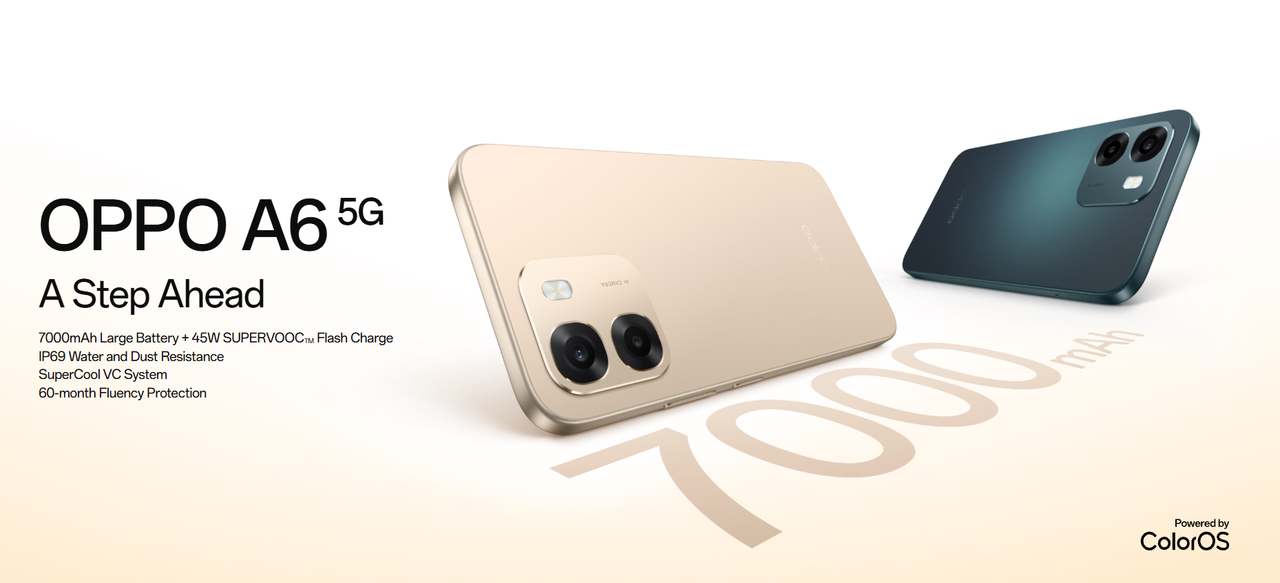 OPPO A6 5G Hero Banner