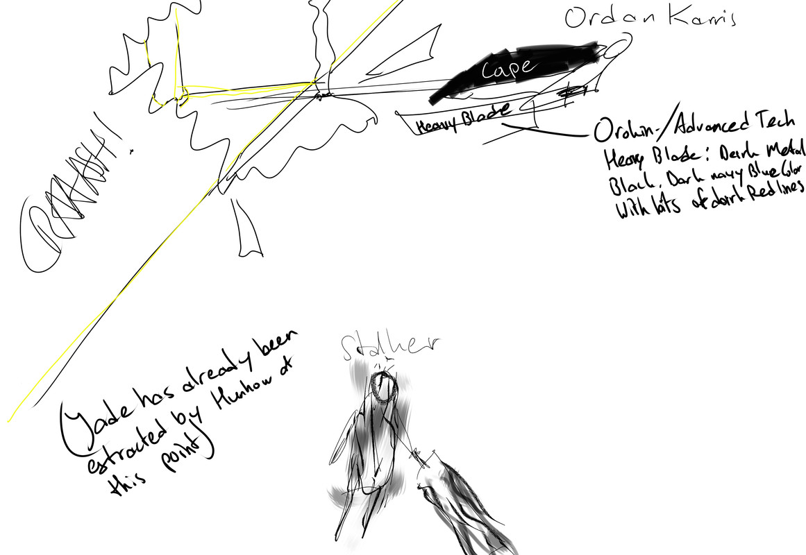 Ordan Karris breaks through wall