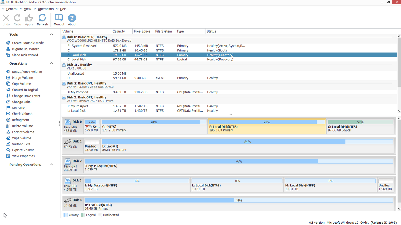 NIUBI Partition Editor Technician 7.6.5 13