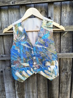 Gold Multicoloured Waistcoat- Age 9-11