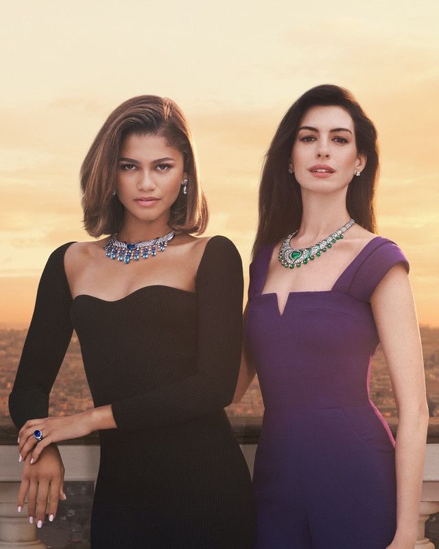 Magnificence Never Ends, Anne Hathaway e Zendaya per Bulgari