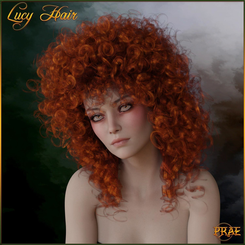 Prae-Lucy Hair For G8 Daz