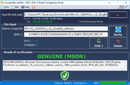 Windows and Office Genuine ISO Verifier v11.11.32.22