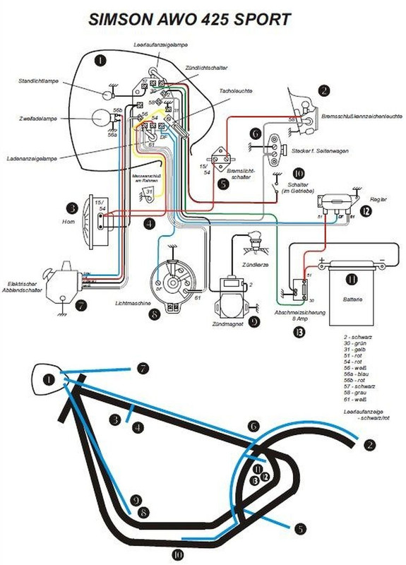 96 Schaltplan 425S original