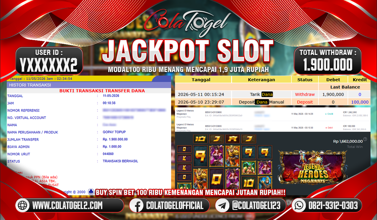JACKPOT SLOT GACOR!!