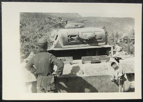 Zerstörter Panzer III Einsatz am Mius