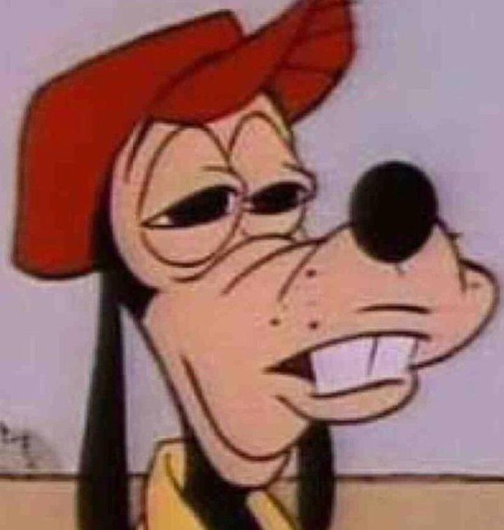 Image of tired goofy