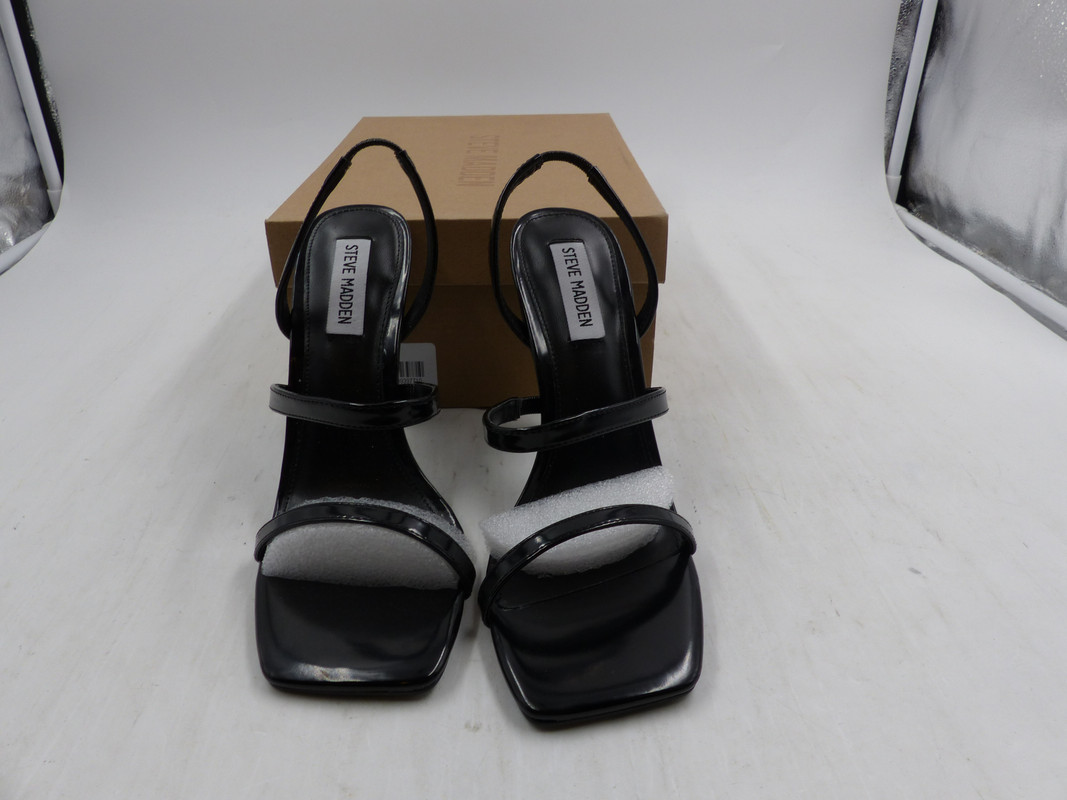 STEVE MADDEN GRADE BLACK PAENTGRAD07S1 4" HEELS SIZE 8 STEVE MADDEN GRADE BLACK PAENTGRAD07S1 4" HEELS SIZE 8