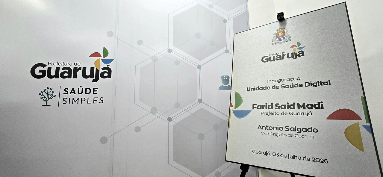 Entrega da Unidade de Saúde Digital em Guarujá para atendimento por telemedicina