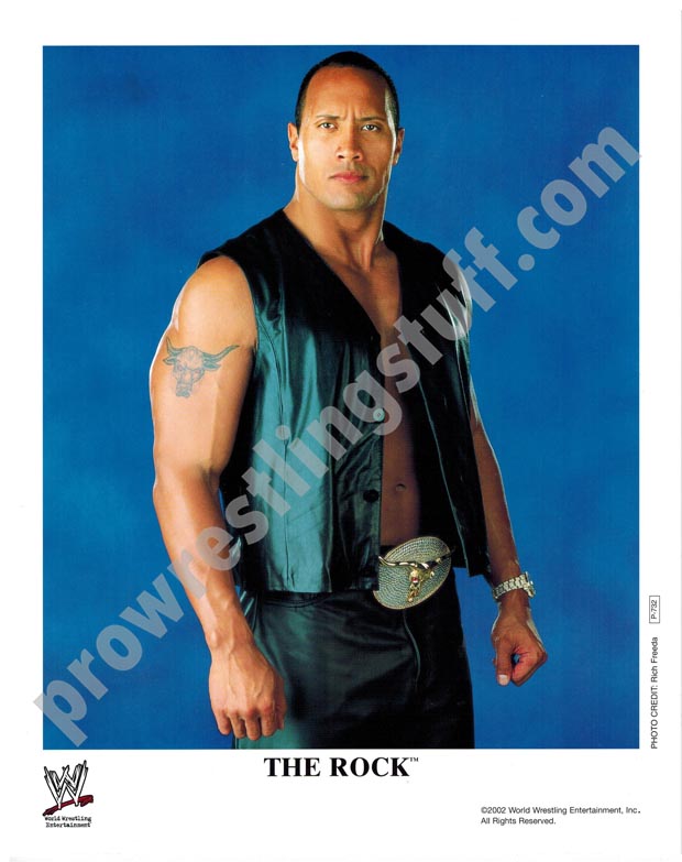 The Rock P-732 WWE 8x10 promo photo