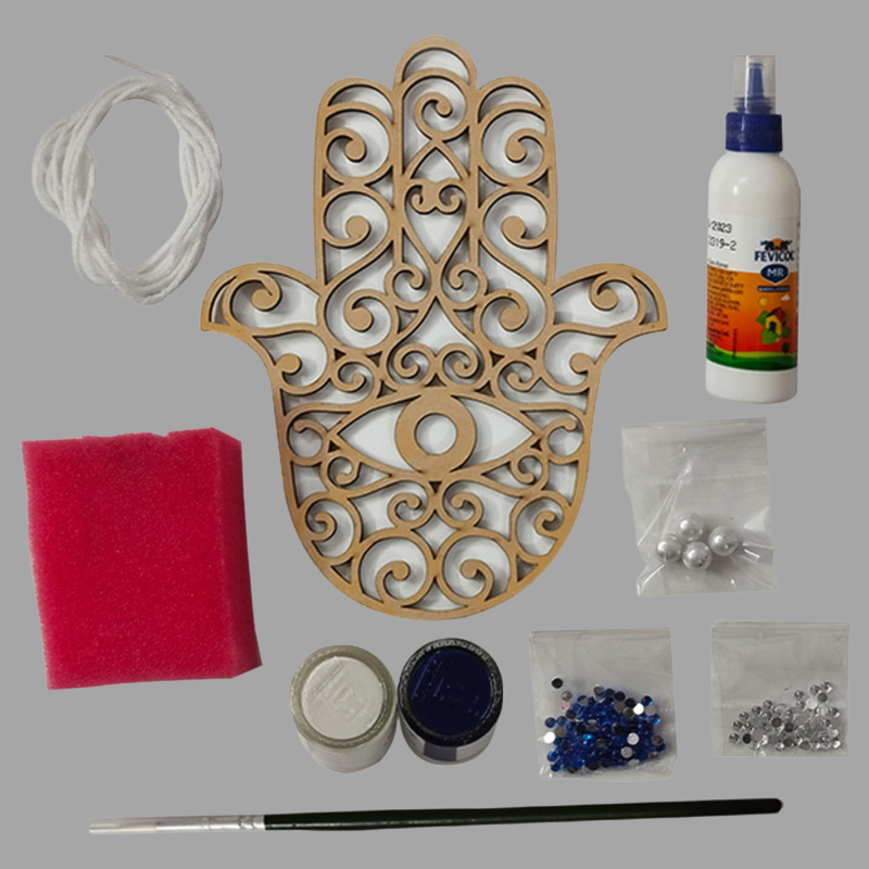 Pen Mandala Advanced art Hamsa Hand DIY kit | Free video tutorial